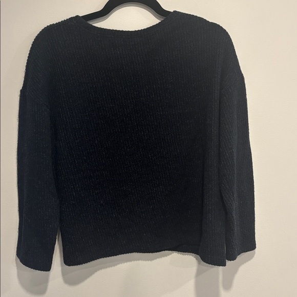 Zara Navy Sweater with Colorful Embroidery - Picture 8 of 11